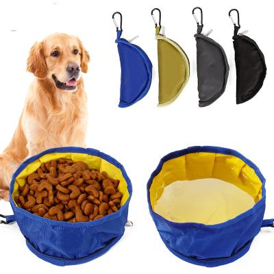 China Non-automatic Outdoor Pet Food Water Feeding Bowl Collapsible Custom Pet Bowl for sale