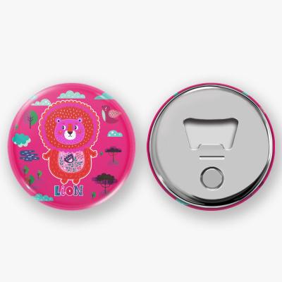 China Custom Multi Button Tin Magnetic Bottle Opener Bottle Opener for sale