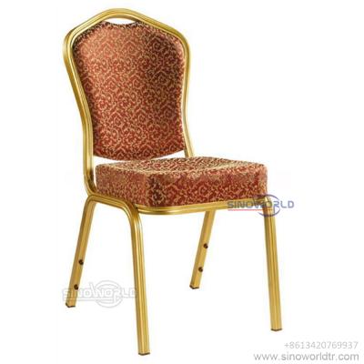 China Modern Banquet Chair Cheap Wedding Furniture Church Metal Banquet Dining Hall Chair for sale