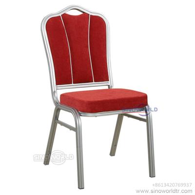 China Wholesale Modern Cheap Stackable Leather Aluminum Banquet PU Hotel Wedding Hall Dining Chair for sale