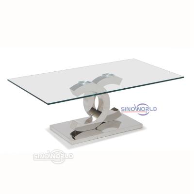 China Living Room Table Top Tea Table Furniture Qualified Design Qualified Glass Coffee Table for sale