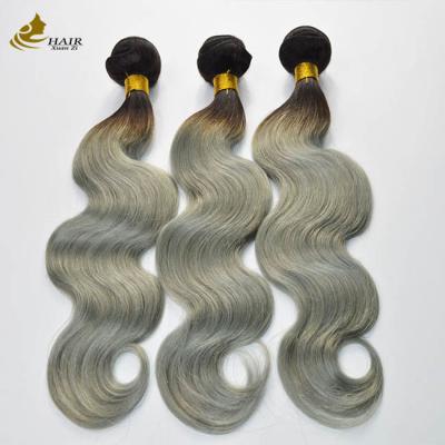 China Custom Braziliaanse Ombre haar 24 inch haar extensies bundels Weave Te koop