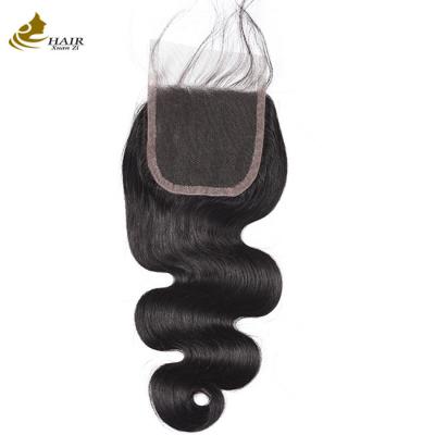 Chine Vente Meilleure qualité Vierge Brésilienne 9A Remy Body Wave Full Lace Fermeture frontale 4x4 Cheveux humains à vendre