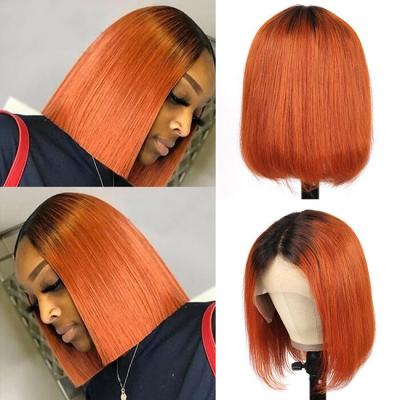 China Full Lace Frente 613 Peruca Cabelo Humano Curto Bob Perucas 130% Densidade à venda