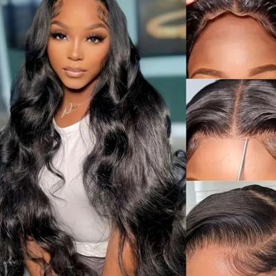 China Glueless Customized Human Hair Wigs Body Wave Front Lace Wig For Sale for sale