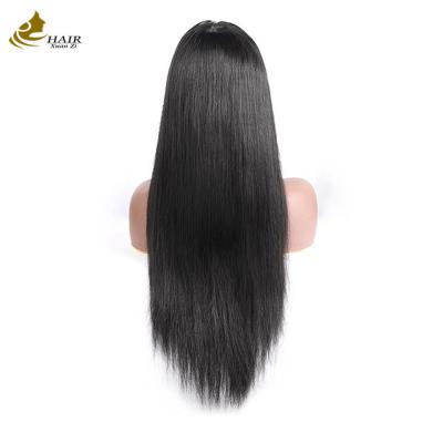 China Bone Straight Glueless Transparent 13X4 HD Lace Front Natural Colors 100% Human Hair Wigs for sale