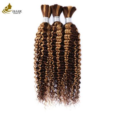 China Brazilian Human Braiding Hair Bulk Human Hair For Braiding for sale