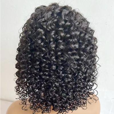 China Venta al por mayor 13X6 13X4 HD Curl brasileño Transparente encaje Peruca de cabello frontal humano en venta