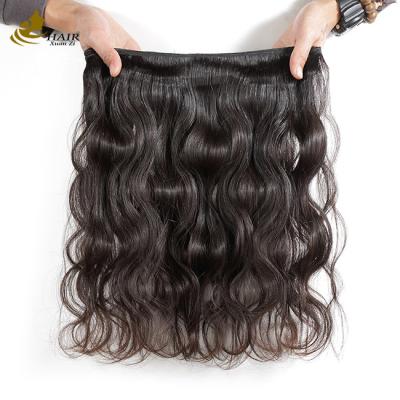 China Natural Grade 9A Human Hair Bundles With Brazilian Hair Material for sale