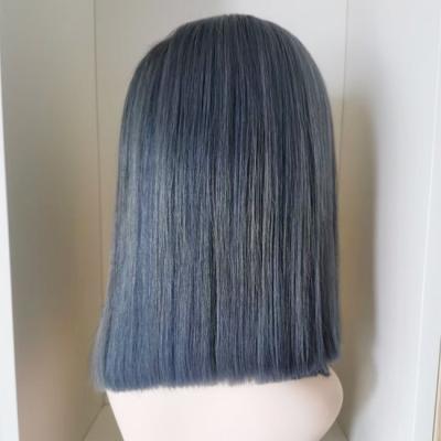 China 13X4 4X4 13X6 Lace Frontal Raw Brazilian Virgin Human Hair Wig Short Bob Wig for sale