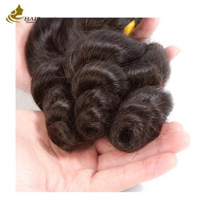 China Unprocessed 100% Human Natural Brazilian Virgin Loose Wave Hair Bundle for sale