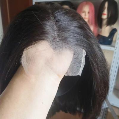 중국 Fashion Human Hair Bob Wigs Brazilian Hair Lace Front Wigs 판매용