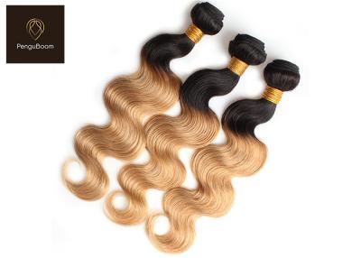 China Bundels van het huid de Vriendschappelijke 100g 1b27 Ombre Blonde, Ombre-de Bundels van de Lichaamsgolf Te koop