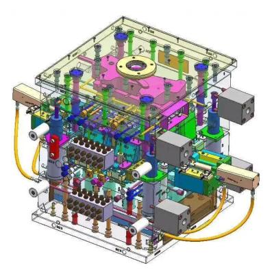 China ABS PC PP PA POM PMMA Rapid Prototyping Mold Plastic Injection Mold Mold Make Service for sale