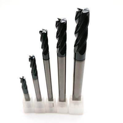 China Carbide AISHITE Gear Tiger Square Solid Engraving Boring Head Carpentry Tools 2 4 Flute Set Woodworking Chiper Price Carbide End Mill for sale