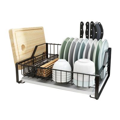 China Sustainable New Style All Stainless Kitchen Sink Dish Drying Rack With Drainer for sale