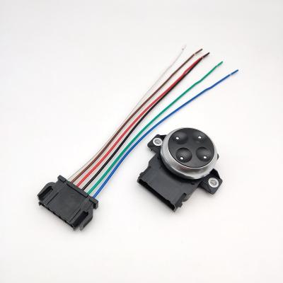 China Hot Sale PA6 Classic Around Support 24v/15a Lumbar Support Switch Car Black Seat Harness Switch for sale