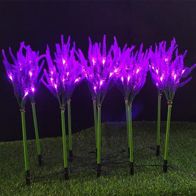 China 12v Light Waterproof Decoration Lavender Outdoor Lawn Pattern Light For Holiday Park Square Garden Lawn Landscape Park Decoration for sale