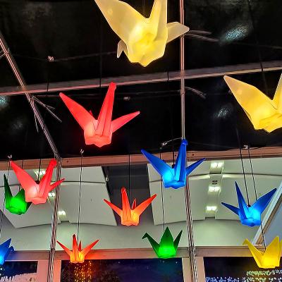 China Outdoor Decoration Christmas Light Thousand Paper Cranes Waterproof Pattern Light For Holiday Park Garden Lawn Landscape Square Decoration for sale