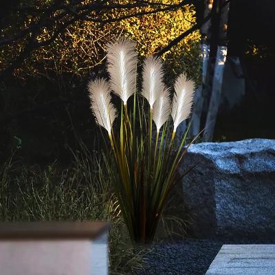 China Decorative Light Reed Light Waterproof Colorful Amazon Outdoor Solar Light Decoration Pattern for Holiday Park Garden Square Decoration for sale