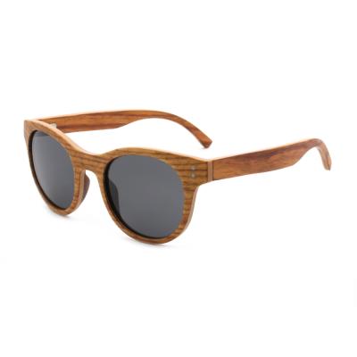 China Classic Vintage Round Frame Retro High Quality Wooden Sunglasses Fashion Sunglasses Shades Luxury Wooden Man Unisex Woman Sunglass for sale