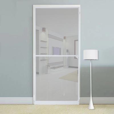 China Hot Selling Aluminum Folding Mosquito Hinge Mosquito Screen Anti Mosquito Screen Door Household Folding Hot Selling Screen Door for sale