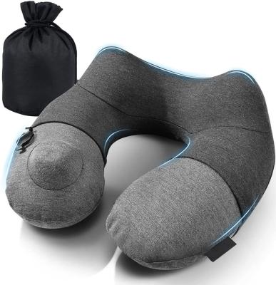 China OEM High Quality PORTABLE Inflatable Head Support Pillow Travel Neck Pillow for sale