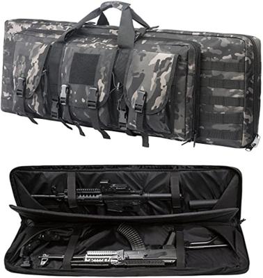 China Long Double Rifle Bag Gun Case OEM Carbine Gun Case Waterproof Tactical Carrying Case for sale