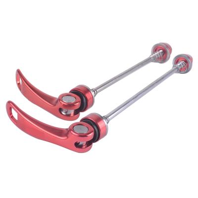 China Stainless/Aluminum Bicycle Parts Mountain Bike Road Quick Release Cam Lever Skewer Set for sale