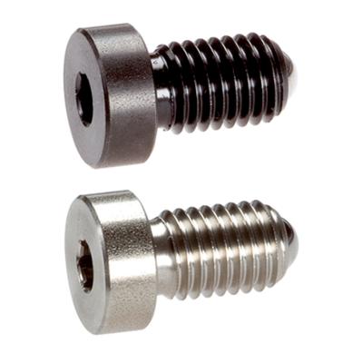 China ZINC Customized Screw Depth Accurate Ball Internal Hex Spring Headed Plunger for sale