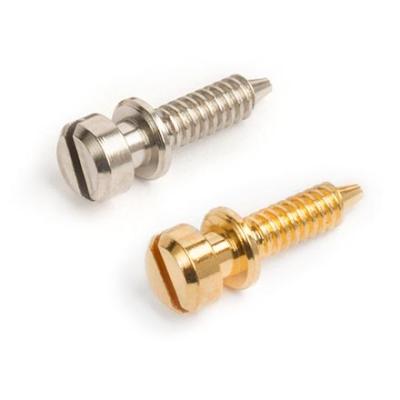 China GUITAR Guitar Parts Nickel Gold 4-40 Wire Fit Original Electric Bridge Saddle Screws for sale