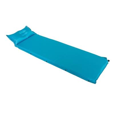 China PVC Camping Sleeping Mattress Foma Self Inflating Mat with Pillow for Outdoor for sale