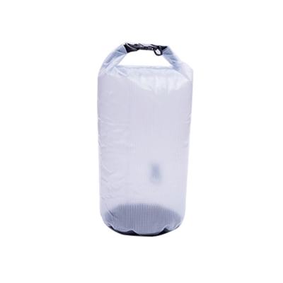 China transparent PVC 500D PVC tarpaulin cloth clear waterproof dry bag package, increasing waterproof dry backpack/dry bag foldable bag for sale