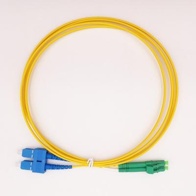 China Telecommunication Duplex SC/UPC to LC/APC Mode SM OS2 Single Fiber Optic Patch Cord Cable Jumper LSZH 2.0MM for sale