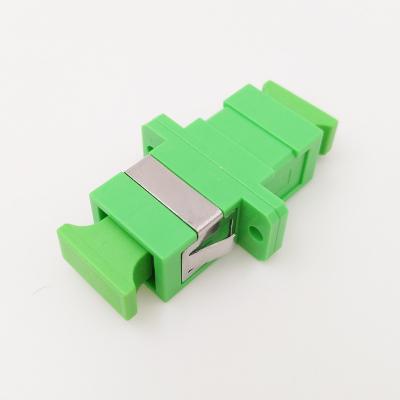 China FTTH FTTB FTTX Network SC APC SM SX Adapter Simplex Fiber Optic Adapter For Fttx for sale