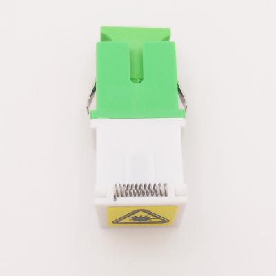 China FTTH FTTB FTTX Network SC APC SM SX Adapter With Shutter For Termination for sale