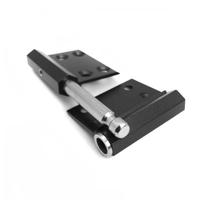 China Left And Right Opening Flag Type Aluminium Door Hinge With Oxidation Finish for sale