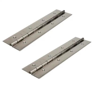 China 1.8-meter Length Heavy-Duty Stainless Steel Continuous Piano Hinge for Cabinet Doors for sale