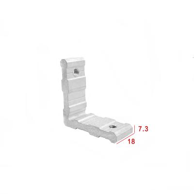 China L Forma Alumínio Hardware Alumínio Joint Corners Para Duas-Track Slim Sliding Window à venda