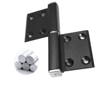 China Doors Four Hole Heavy Duty Aluminum Hinge 104mm Length In Industrial Settings for sale