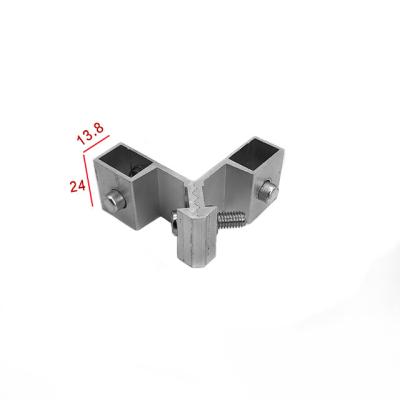 China Die Cast 45 Degrees Straight Slice Aluminum Corner Connector for sale