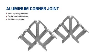 China Hoogte 40 mm Aluminium hoekverbinding voor buitenshuis zonnekamer deur en raam raam Te koop