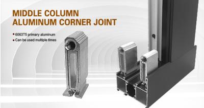 China Customized Aluminium Hardware Corner Joint For Window Profiles for sale