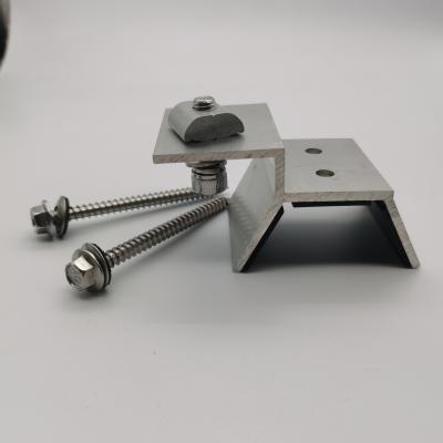 China Appartement zonnepaneel Mid Clamp En Eind Clamp Met Verstelbaar Bereik 35mm Tot 55mm Te koop