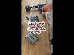 13mm stroke pneumatic aluminium window punching machine