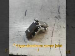 V type corner joint