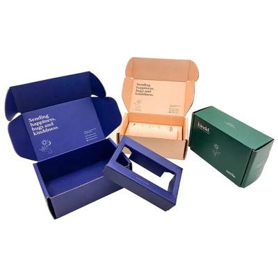 China Recyclable Wholesale Personalised Custom Logo Printed Orange Zipper Corrugated Paper Folding Packaging Shipping Mailer Boxes for sale