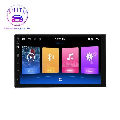 China GPS 8227 7inch Universal Android system player Car multimedia MP5 radio Bluetooth GPS navigator Car Radio Vide DSP for sale