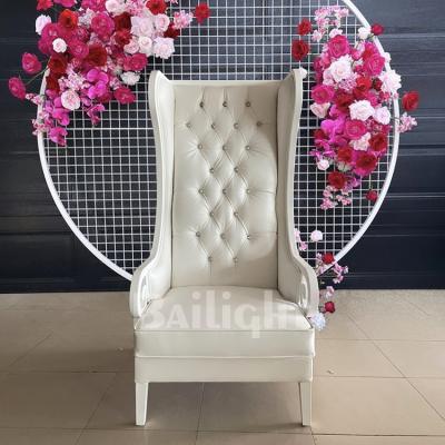 China (Other) high leather sofa wedding halls furniture adjustable back loveseat wholesale for wedding rental for sale