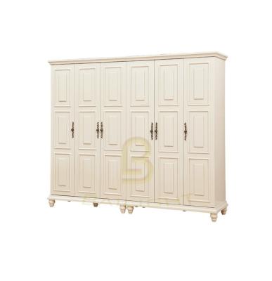 China Various Good Quality Hard Promotional White Bedroom Style Simple Modern Wardrobe for sale